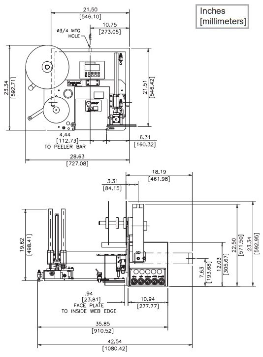 Technical parameters LA3138 N-Swing Arm and DAT 