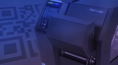 the Printronix printer with a 2D barcode verifier