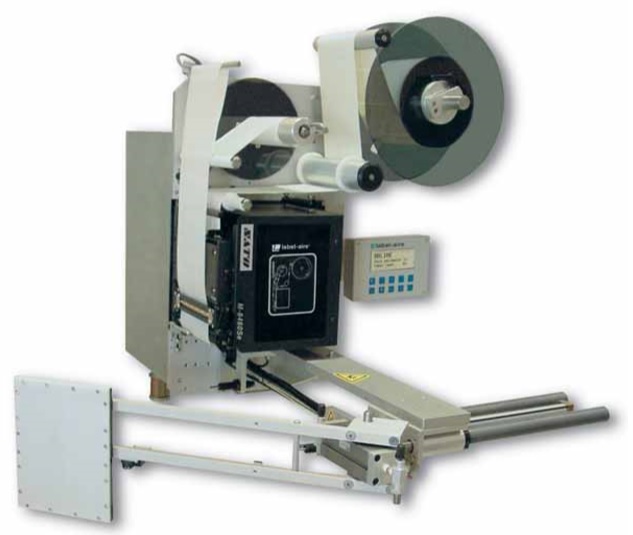 Logistic label applicator for marking of pallets and other collective ...